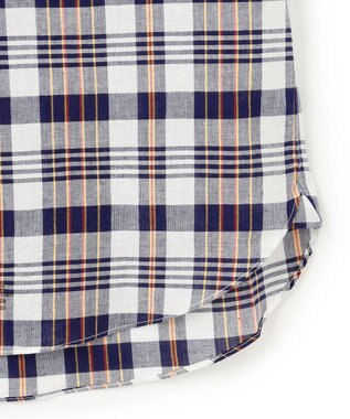 J.PRESS MEN 【KING SIZE】インディアンマドラスチェック シャツ / B.D. ネイビー系3