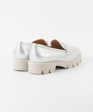 BONTRE 【LucaGrossi/ルカグロッシ】厚底メタリックローファー/H124M-USO シルバー