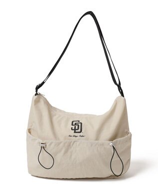 WEGO 【ユニセックス着用ITEM】別注MLBドロストポケットショルダー オフホワイト