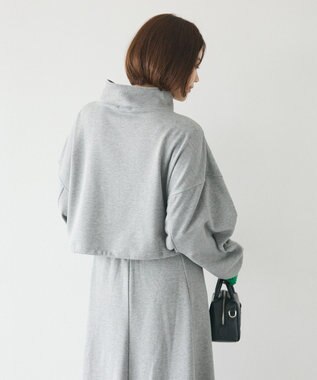CRAFT STANDARD BOUTIQUE 【WEB限定】裏毛ダブルジップショートスウェット/24AW Navy
