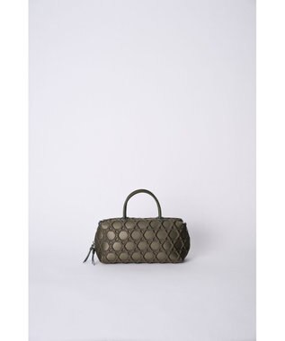 MIYABIYA 【撥水加工】篭目大柄エンボスボンディングミニボストン