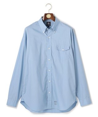 J.PRESS MEN 【J.PRESS ORIGINALS】【UNISEX】Cotton Broad Cloth B.D. Shirt / Baggy-Fit サックスブルー系