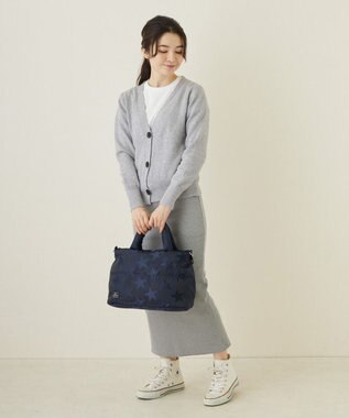 ROOTOTE 1471【温活＆軽量】LT.フェザールー.デリ.パターンーA 01：スターネイビー