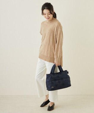 ROOTOTE 1471【温活＆軽量】LT.フェザールー.デリ.パターンーA 01：スターネイビー