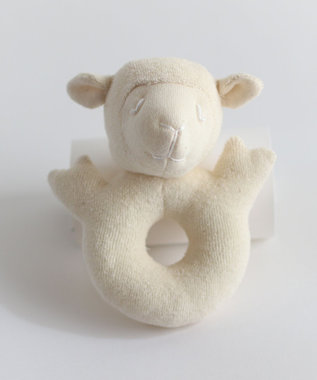 AND WOOL 〈ベビー用品〉ひつじのラトル