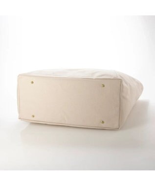 UNBILLION perche パラフィンキャンバス2wayボストントート アイボリーブラック