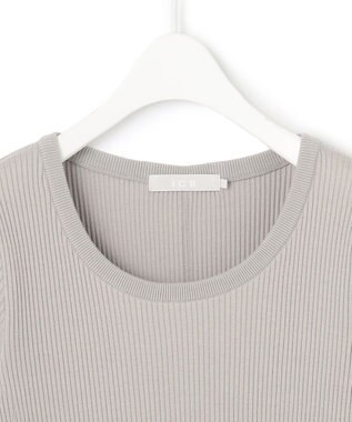 ICB L 【洗える】４×２リブ プルオーバー ライトグレー系