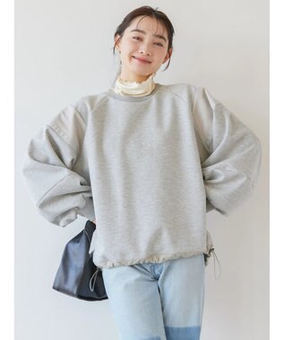 AMERICAN HOLIC ショルダーラインドロストポンチプルオーバー Gray Mixture