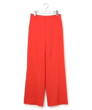 23区 L 【Oggi5月号掲載/洗える】リネンレーヨンストレッチ ワイド パンツ オレンジ系