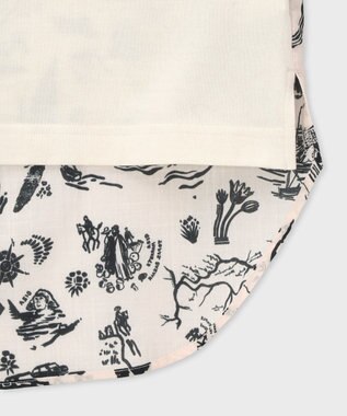 Paul Smith Travel Stories コンビ 半袖カットソー オフホワイト