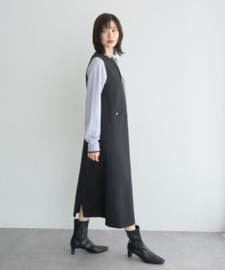 YECCA VECCA キーネックジャンスカ Black