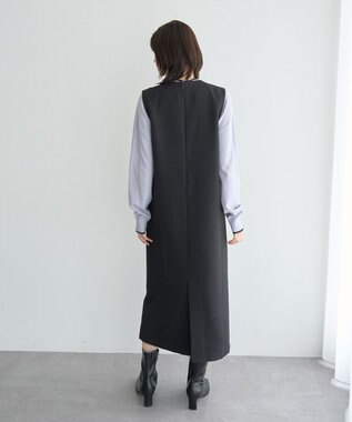 YECCA VECCA キーネックジャンスカ Black