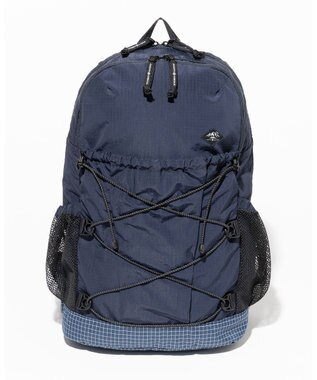 JOSEPH ABBOUD MOUNTAIN 【CREA掲載・軽量/ECO撥水】ナイロンリップクロス バックパック 21L ネイビー系