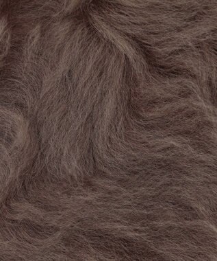 BEIGE， ANGELL / ムートンファーストール Taupe Brown