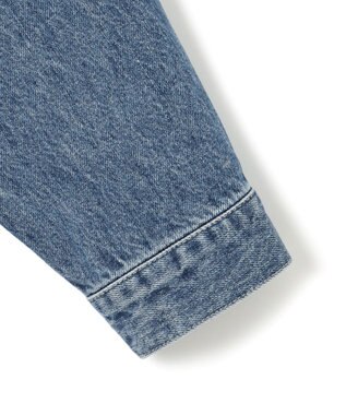 ICB L 【CLASSY.1月号掲載・洗える】ウォーターリサイクルデニム ジャケット ブルーデニム系