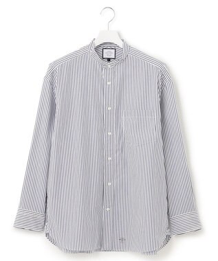 J.PRESS YORK STREET 【UNISEX】タイプライターストライプ シャツ ホワイト系1