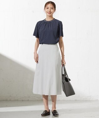 J.PRESS LADIES L 幾何プリント カットソー ネイビー系5