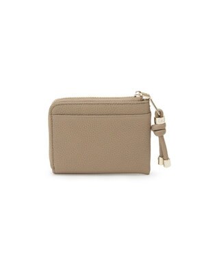 TOPKAPI 【新色追加】【TREASURE TOPKAPI】シュリンクレザー Lファスナー ミニ 財布 グレージュ