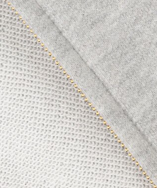 組曲 ラメペプラムパーカー シルバー系