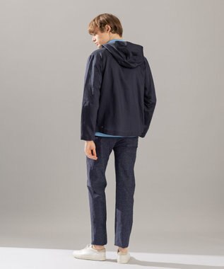 JOSEPH HOMME ストレッチマイヤー　フードブルゾン ネイビー系