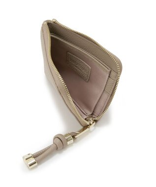 TOPKAPI 【新色追加】【TREASURE TOPKAPI】シュリンクレザー Lファスナー ミニ 財布 グレージュ