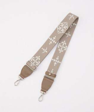 russet アレンジショルダーベルト［Monogram］(CE-1099) Beige2（シルバー金具）