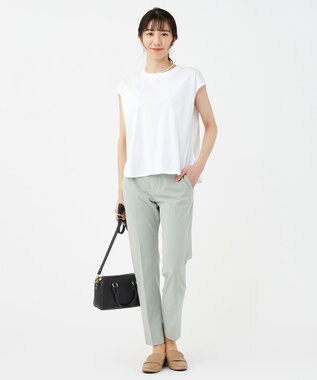 KASHIYAMA 【抗菌消臭】クレンゼ フレンチTeeシャツ ホワイト