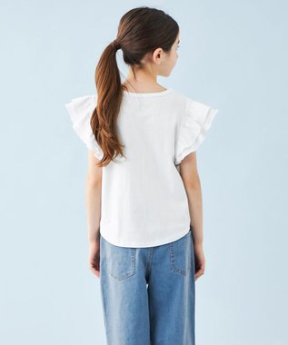 UNFILO 【110-150cm】アソート デザインTシャツ オフ[フリルスリーブ]