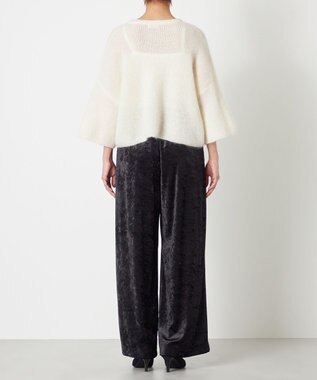 NAVE 【ReNAVE】ウールモヘア クルーネックニット ホワイト系