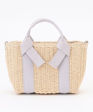 LA BAGAGERIE 【MONICA】リボンハンドル2WAYかごバッグ