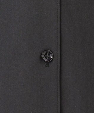 ICB 【洗える】ヴィンテージスパンブロード ビックカラーブラウス グレー系