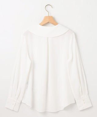 組曲 ショールカラー ブラウス アイボリー系