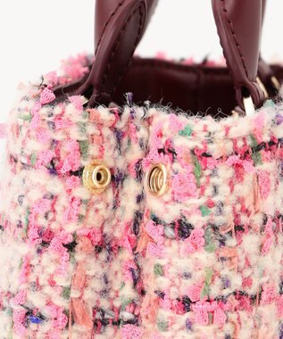TOCCA 【ヨンア×大人百花コラボ】OPTARE BAG バッグ [コラボカラー]ピンクツイード
