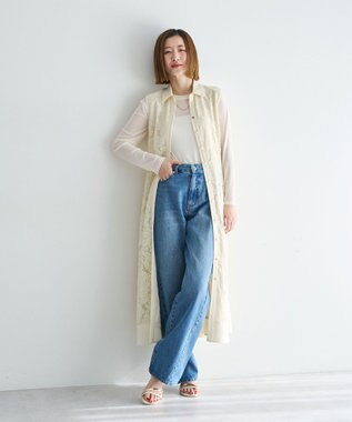 YECCA VECCA クルーネックシアートップス Off White