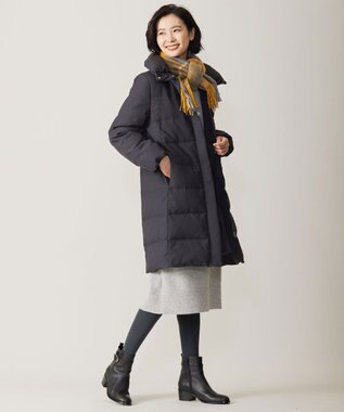 J.PRESS LADIES L 【洗える】MIX COLORED ニット ワンピース ライトグレー系