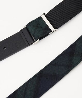 J.PRESS MEN ウール カジュアルベルト ネイビー系4