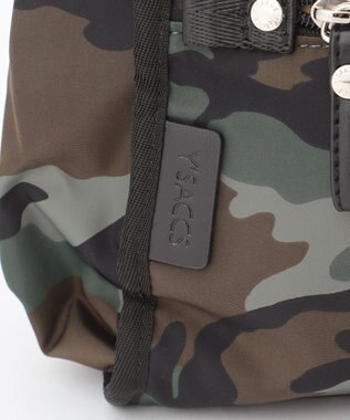 Y'SACCS 撥水ナイロンテープデザインスクエアバックパック カーキ