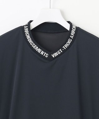 23区GOLF 【MEN】防風ストレッチアリージャージープルオーバー ネイビー系