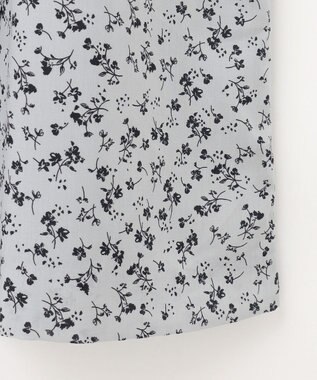 J.PRESS LADIES S 【洗える】 スパンローンフラワー バンドカラー ワンピース サックスブルー系5