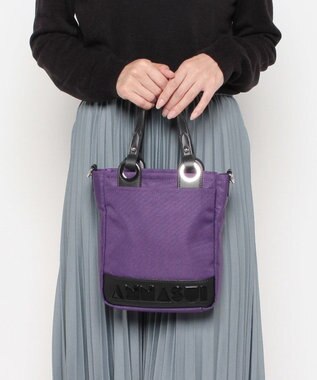 ANNA SUI パーク 2way縦長トート パープル