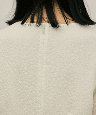 GRACE CONTINENTAL オーガンジージャガードトップ キナリ