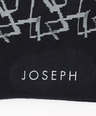 JOSEPH HOMME ジオメトリックライン　ソックス ブラック系3