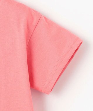 ANY KIDS ミラクルスパンコールTシャツ ピンク（くま×ロールケーキ）