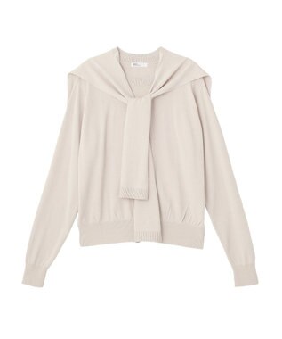 CRAFT STANDARD BOUTIQUE ニットストール+プルオーバー Light Beige