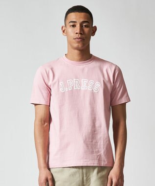 J.PRESS MEN J.PRESS アーチロゴＴシャツ ピンク系
