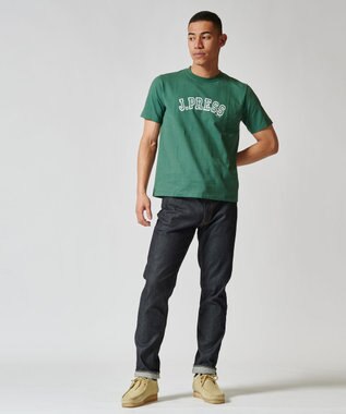 J.PRESS MEN J.PRESS アーチロゴＴシャツ グリーン系