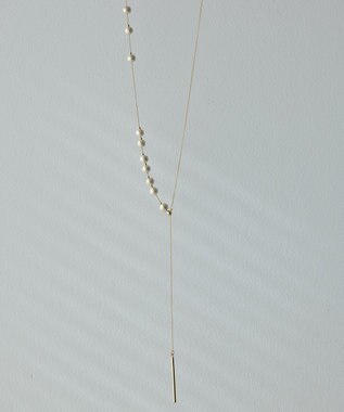 YECCA VECCA 2wayコットンパールスライドラリエット Silver