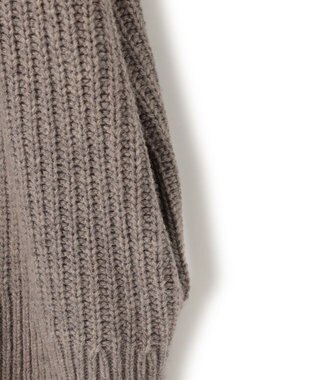 uncrave チャンキーニット カーディガン カーキグレー