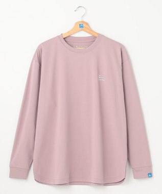 SHARE PARK MENS 【UNISEX】吸水速乾 LMCバックプリントロングスリーブTシャツ（L・XLサイズ） スモーキーピンク