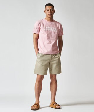 J.PRESS MEN J.PRESS アーチロゴＴシャツ ピンク系